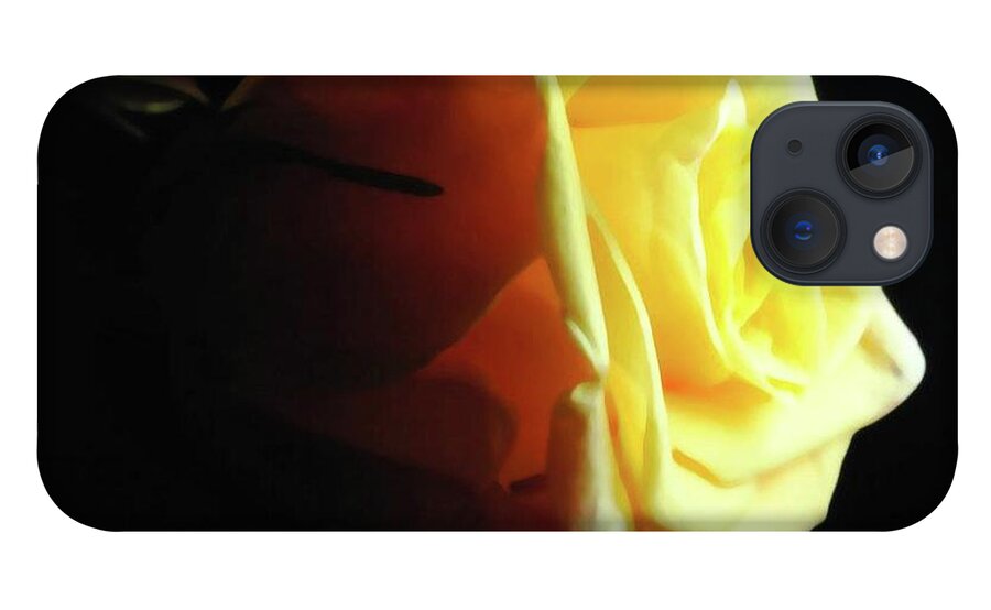 Yellow Rose Sideview - Phone Case