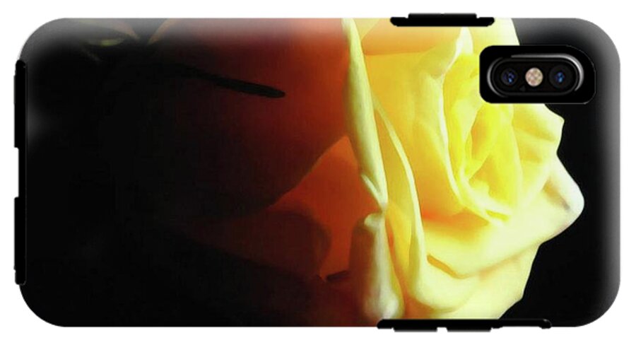 Yellow Rose Sideview - Phone Case