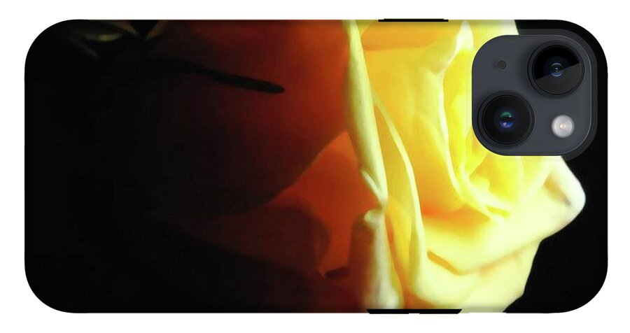 Yellow Rose Sideview - Phone Case
