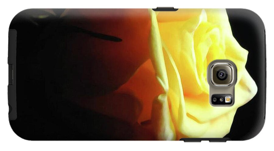 Yellow Rose Sideview - Phone Case