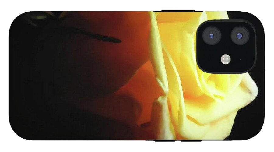 Yellow Rose Sideview - Phone Case