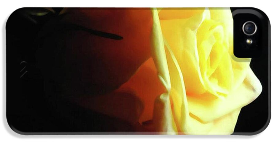 Yellow Rose Sideview - Phone Case