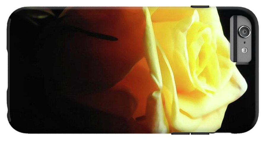 Yellow Rose Sideview - Phone Case