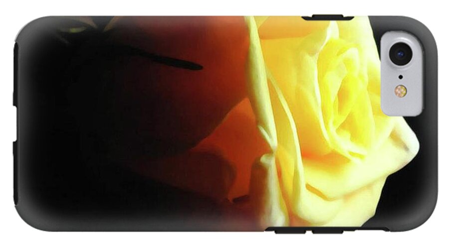 Yellow Rose Sideview - Phone Case