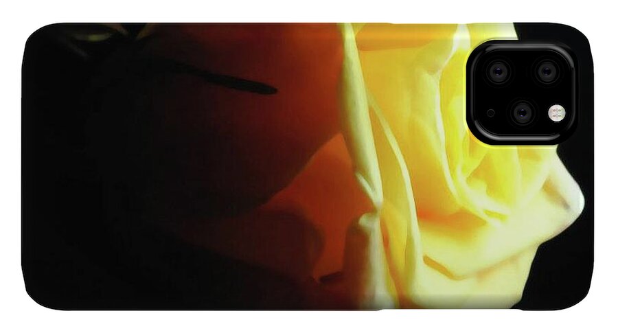 Yellow Rose Sideview - Phone Case