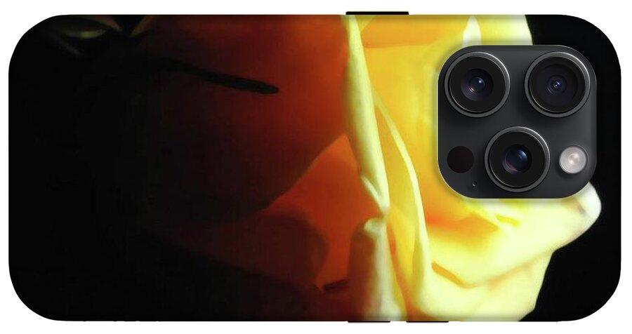 Yellow Rose Sideview - Phone Case