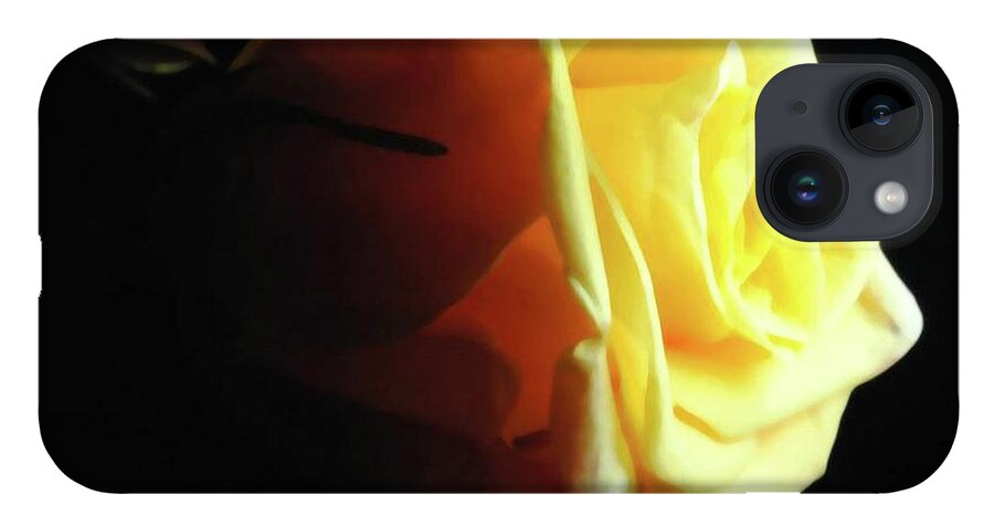 Yellow Rose Sideview - Phone Case