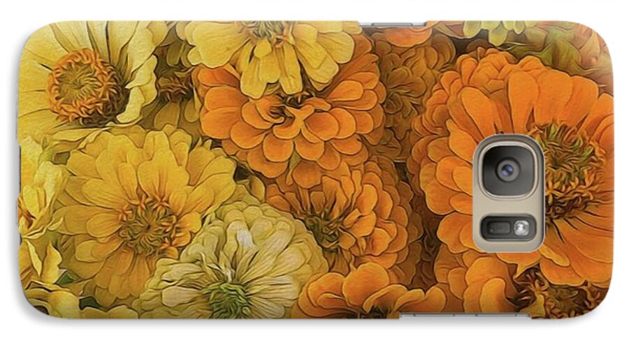 Yellow Zinnias - Phone Case