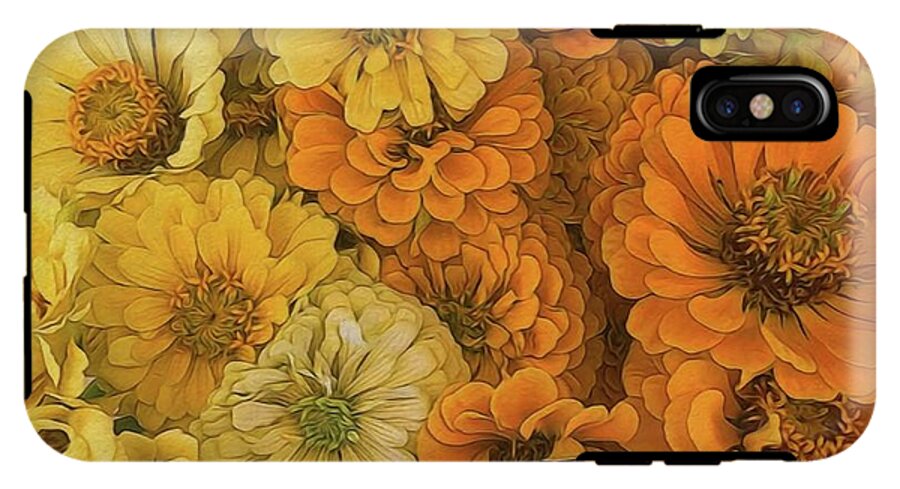 Yellow Zinnias - Phone Case
