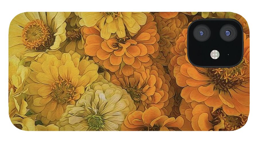 Yellow Zinnias - Phone Case