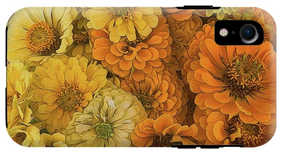 Yellow Zinnias - Phone Case