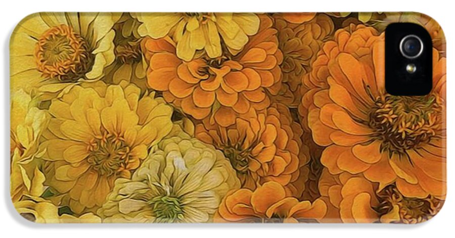 Yellow Zinnias - Phone Case