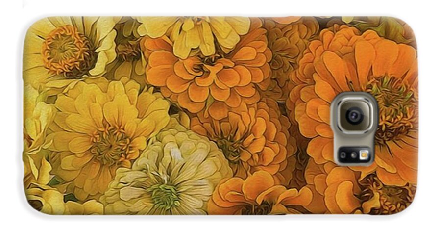 Yellow Zinnias - Phone Case