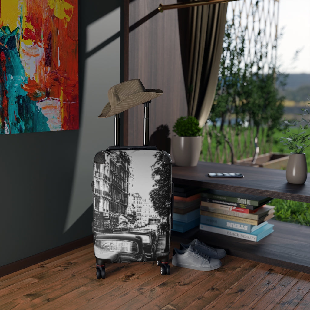 Paris Street 1967 Cabin Suitcase