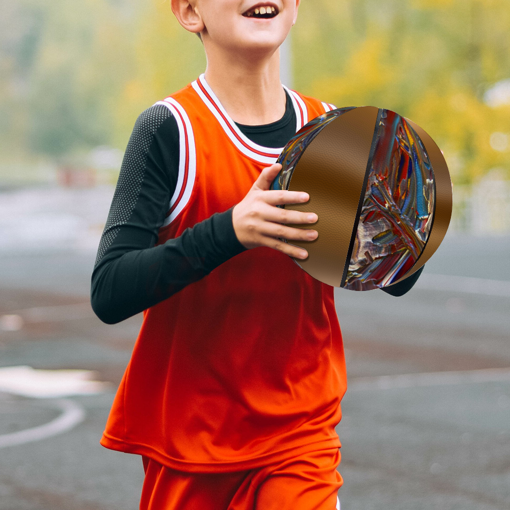 Coffee and Paint Customized Basketball for All Ages and Levels Custom Full Pads Personalized Basketball