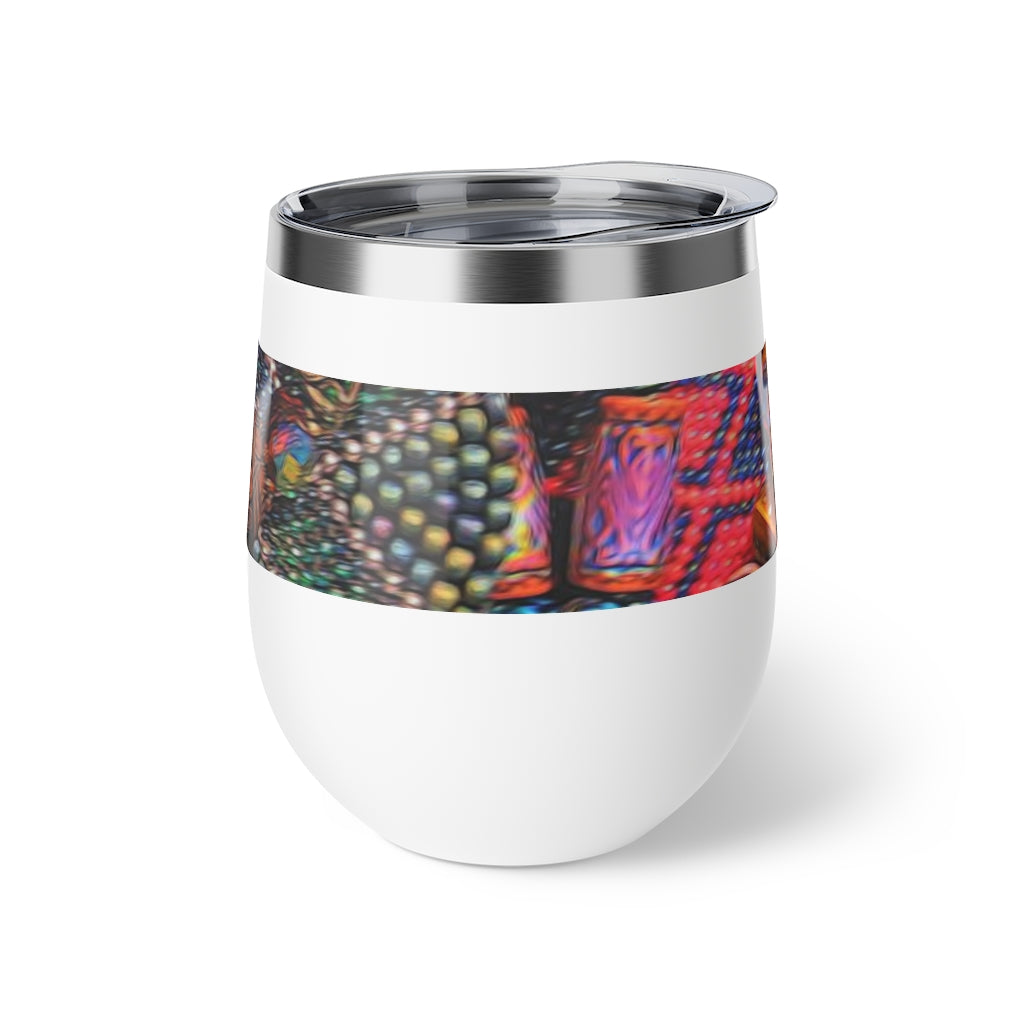 Beaded Jewelry Copper Vacuum Insulated Cup, 12oz