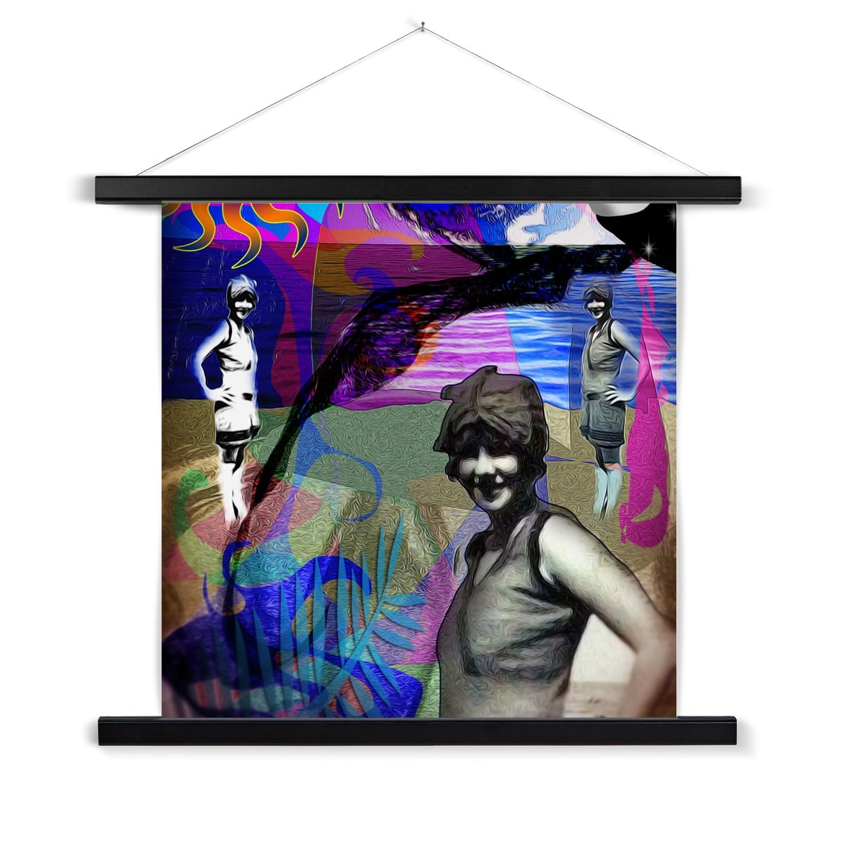 The Swimmer Fine Art Print with Hanger