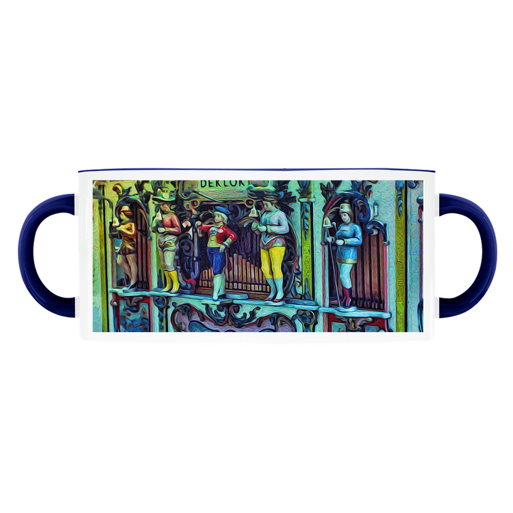 Vintage Travel Music Cart at Netherlands Accent Mugs