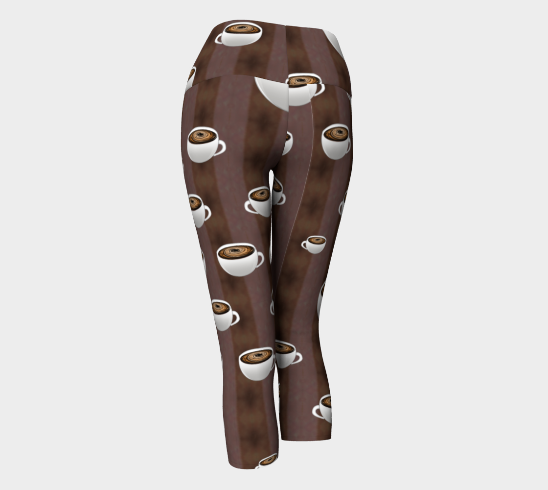 True Coffee Repeat Yoga Capris