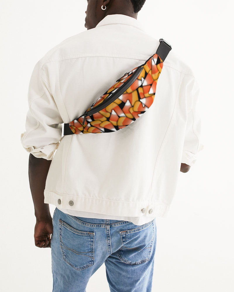 Candy Corn Pattern Crossbody Sling Bag