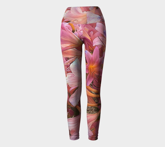 Amaryllis Belladona Yoga Leggings