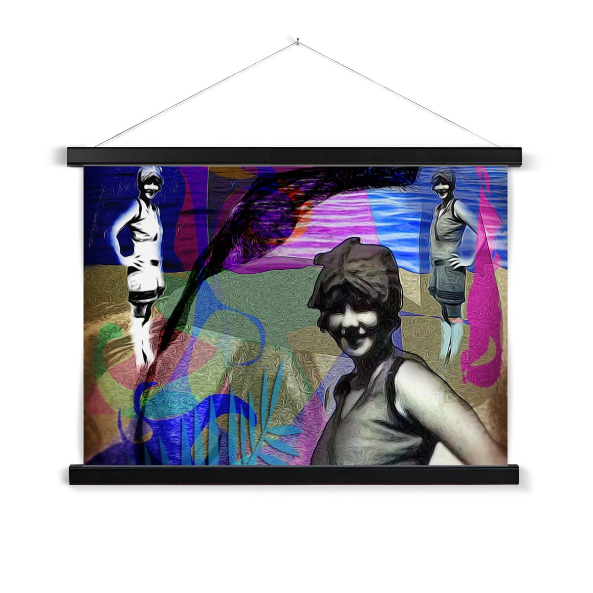 The Swimmer Fine Art Print with Hanger