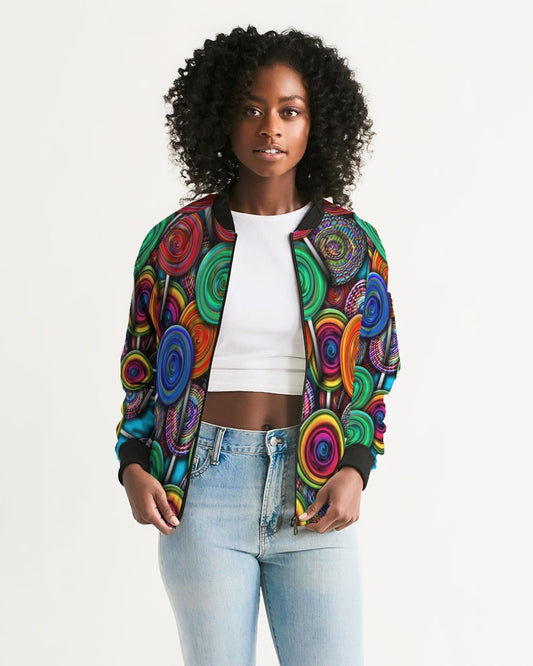 Colorful Lollipops Women's Bomber Jacket