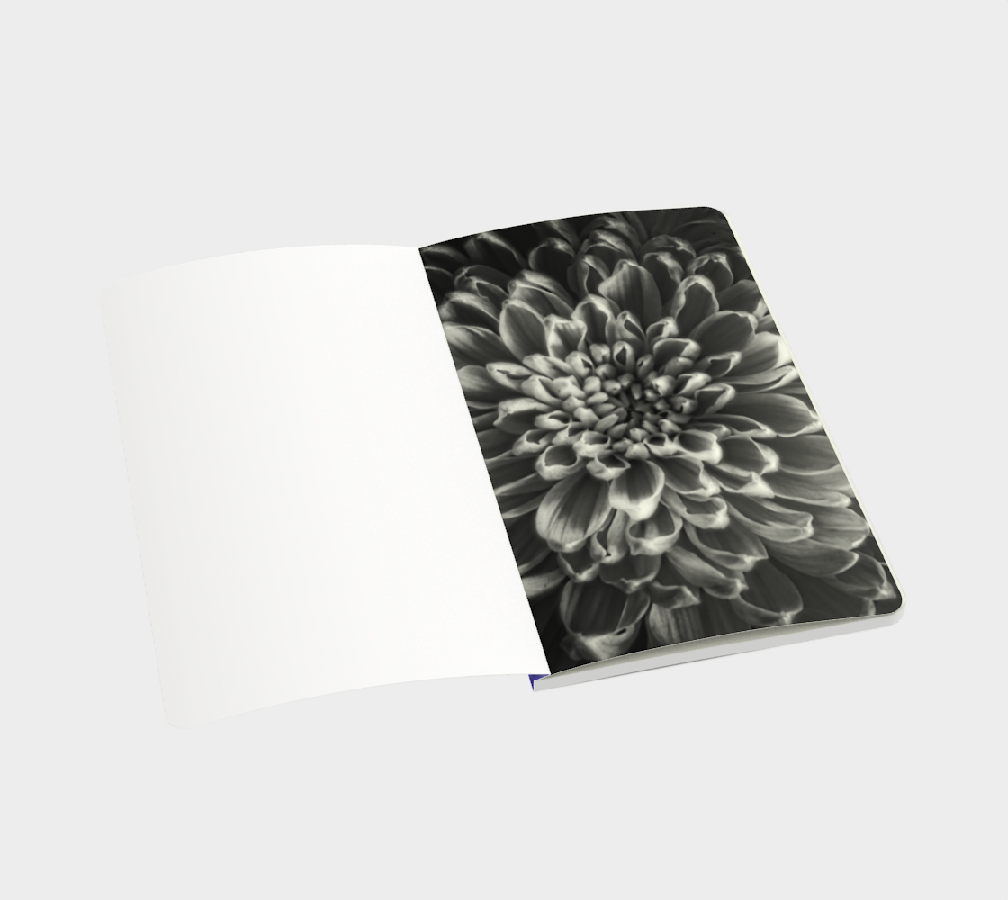 Blue Chrysanthemum Notebook
