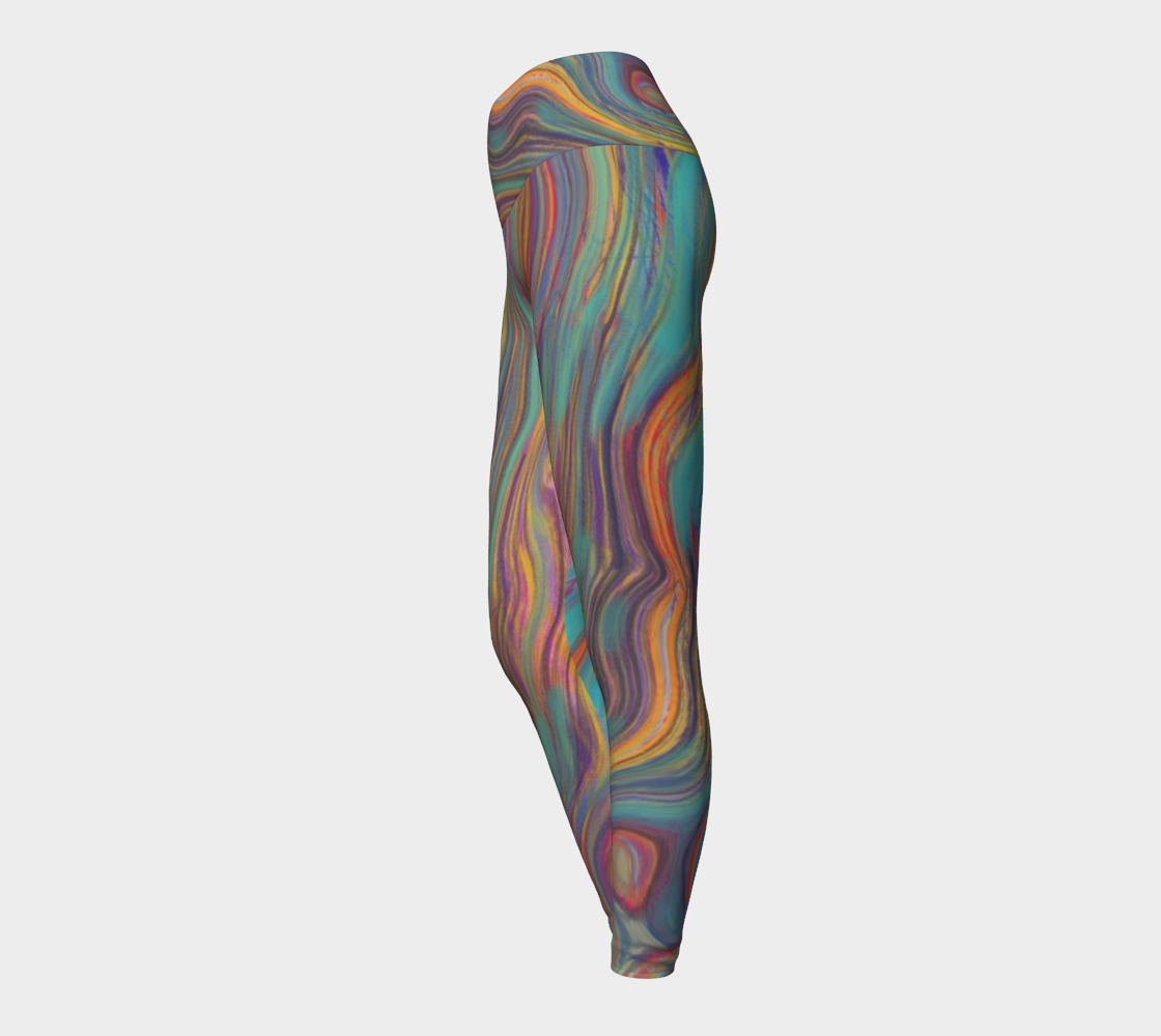 Colorful Sketch Yoga Leggings