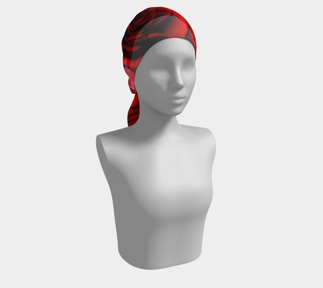Reddest Rose Long Scarf