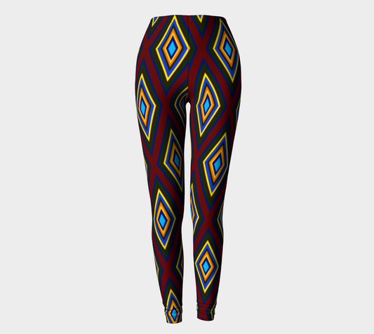 Colorful Diamonds Variation 1 Leggings
