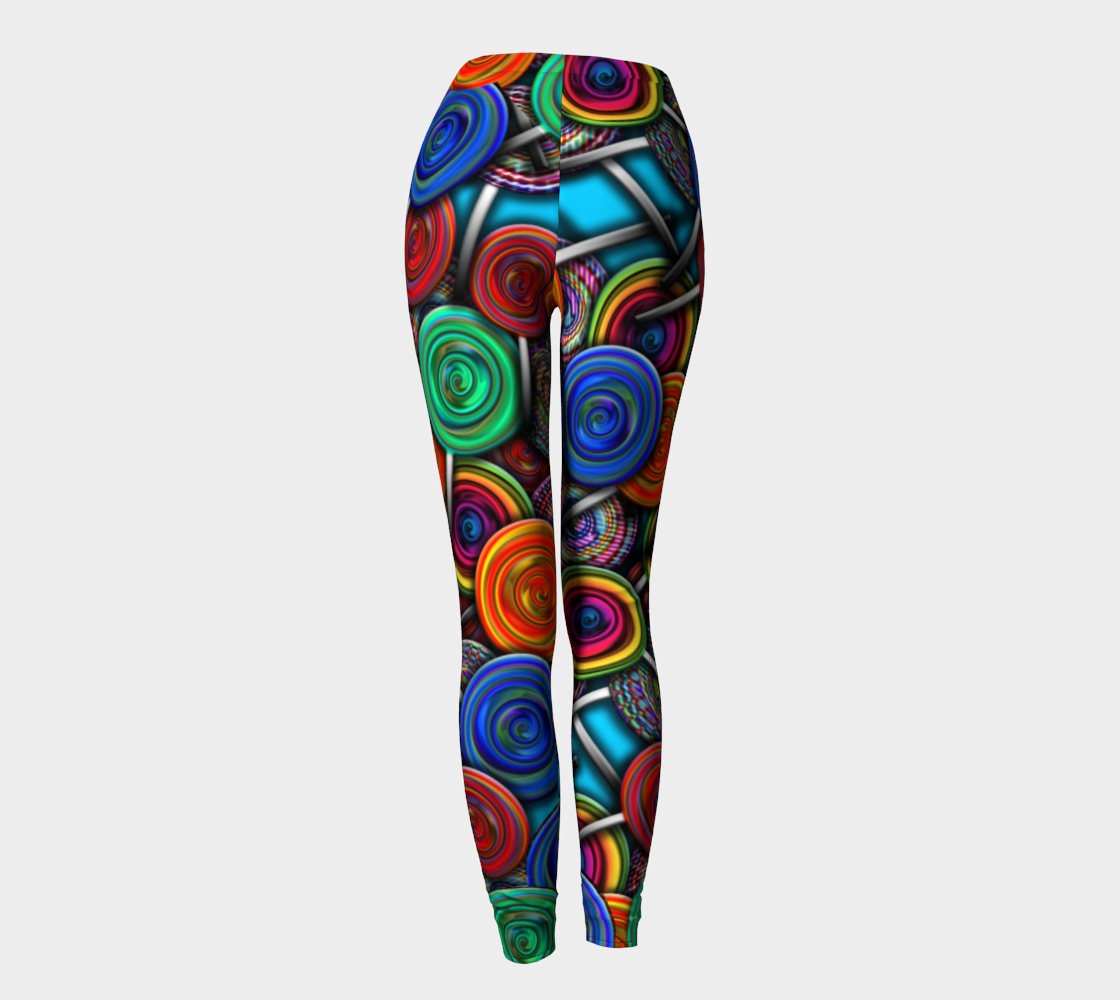 Colorful lolipops Leggings