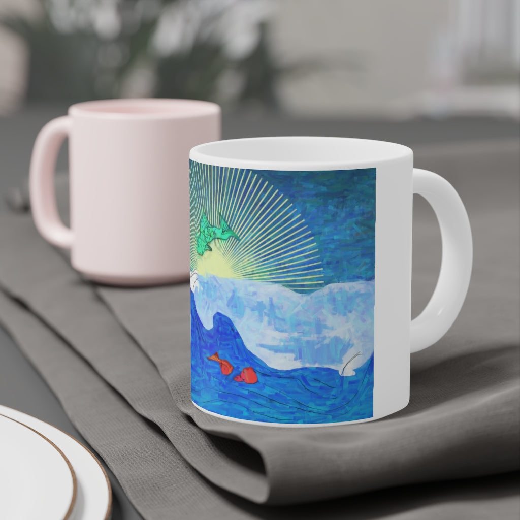 Jumping Fishies Ceramic Mugs (11oz\15oz\20oz)