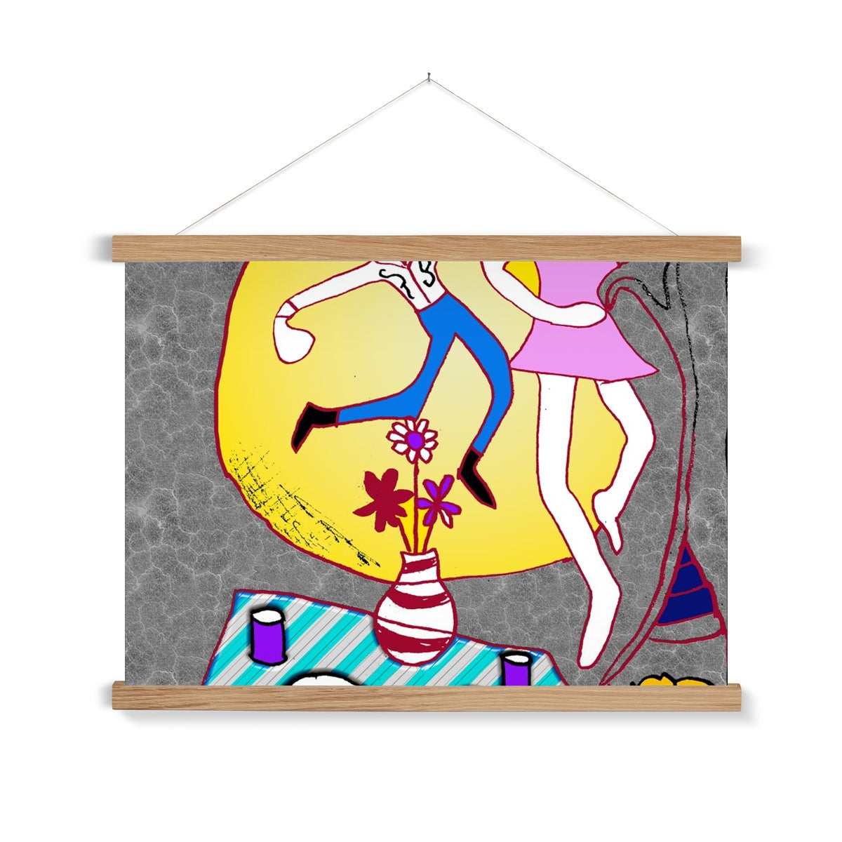 Dancin In The Moonlight Fine Art Print with Hanger