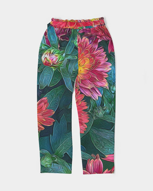 Warm Fall Mums Women's Belted Tapered Pants
