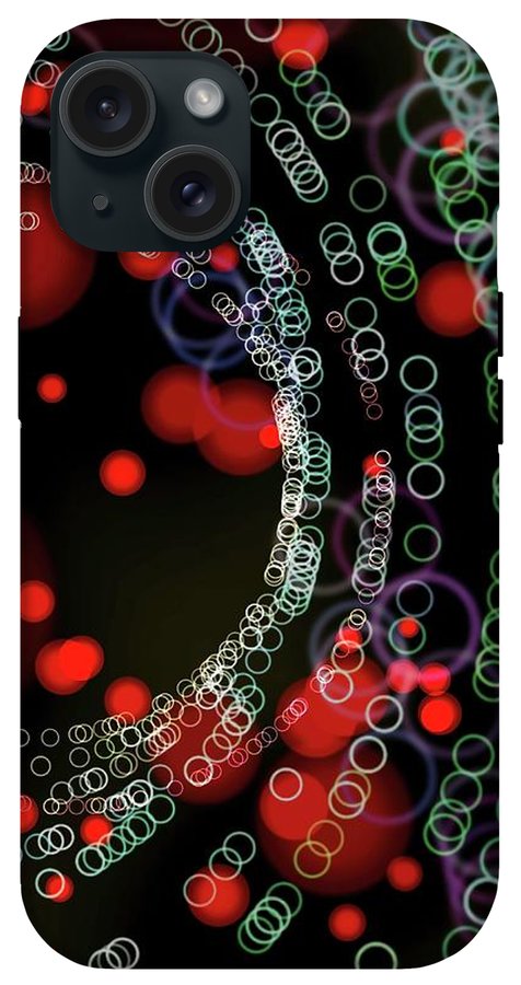 Blinking Rings Bokeh #1 - Phone Case