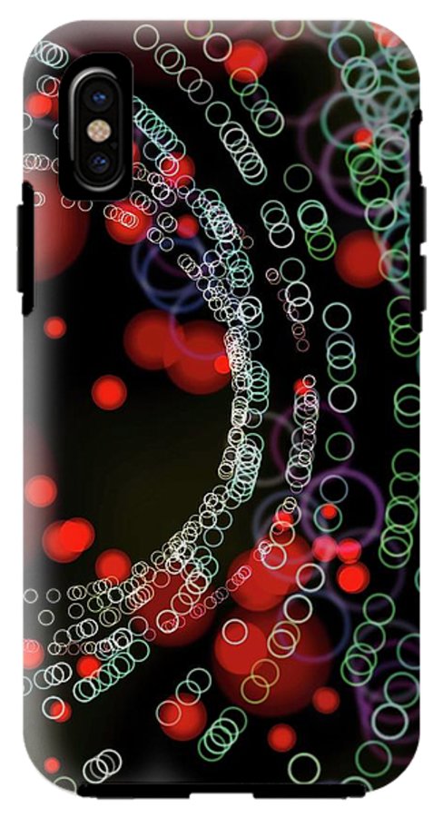 Blinking Rings Bokeh #1 - Phone Case
