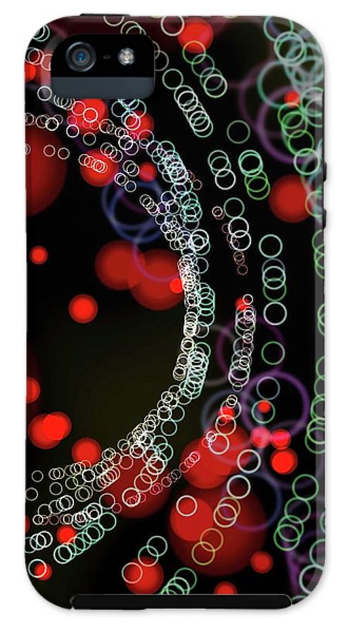 Blinking Rings Bokeh #1 - Phone Case