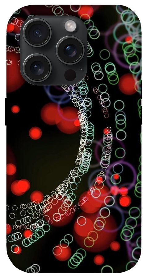 Blinking Rings Bokeh #1 - Phone Case