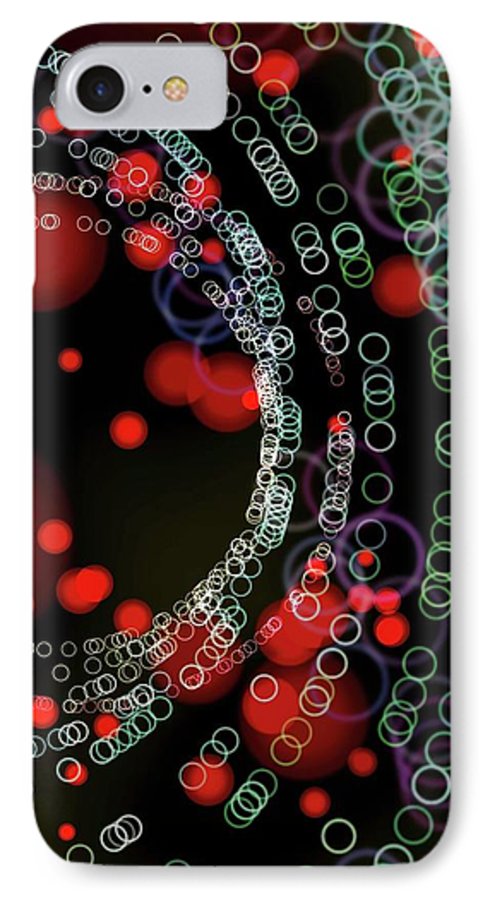 Blinking Rings Bokeh #1 - Phone Case