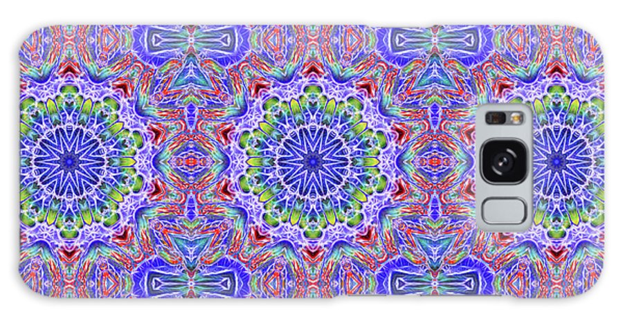 Blue Red Kaleidoscope #1 - Phone Case