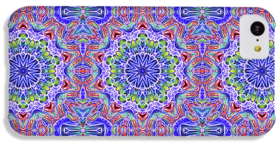 Blue Red Kaleidoscope #1 - Phone Case