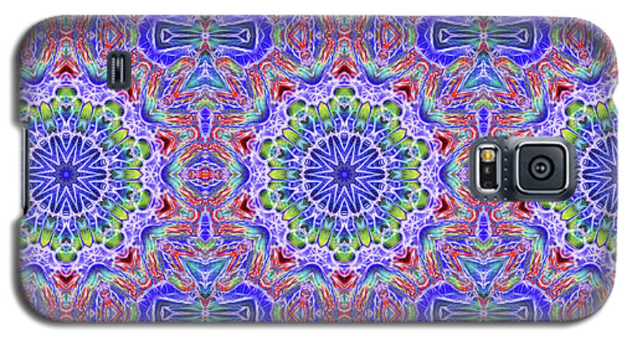 Blue Red Kaleidoscope #1 - Phone Case