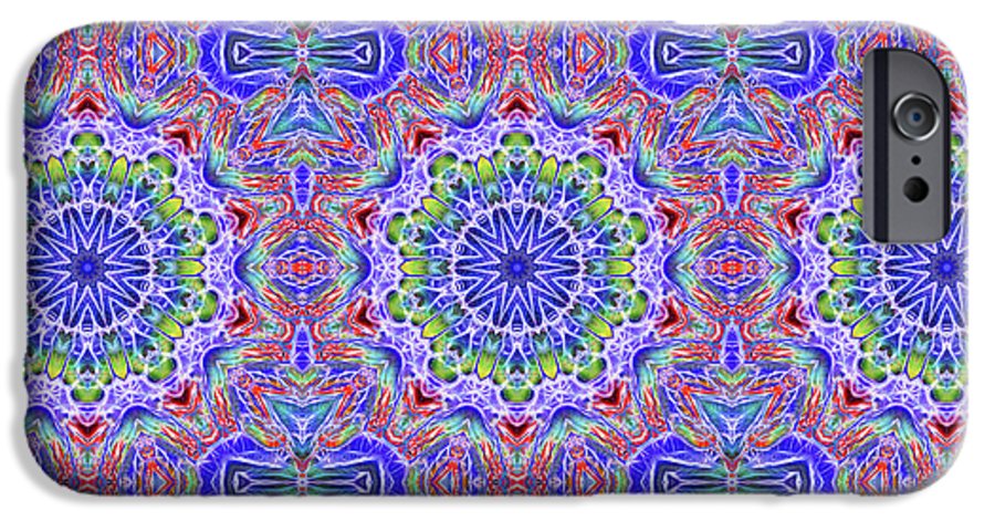 Blue Red Kaleidoscope #1 - Phone Case