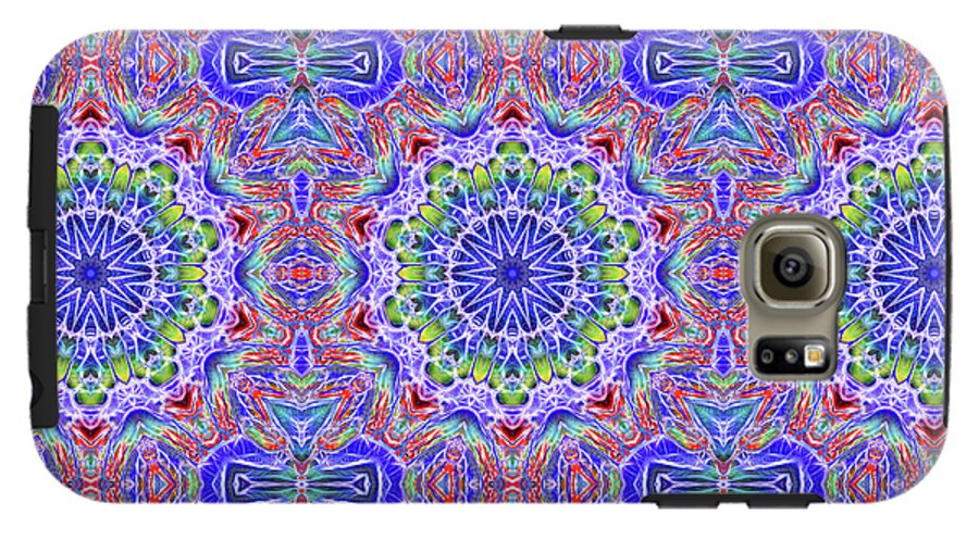 Blue Red Kaleidoscope #1 - Phone Case