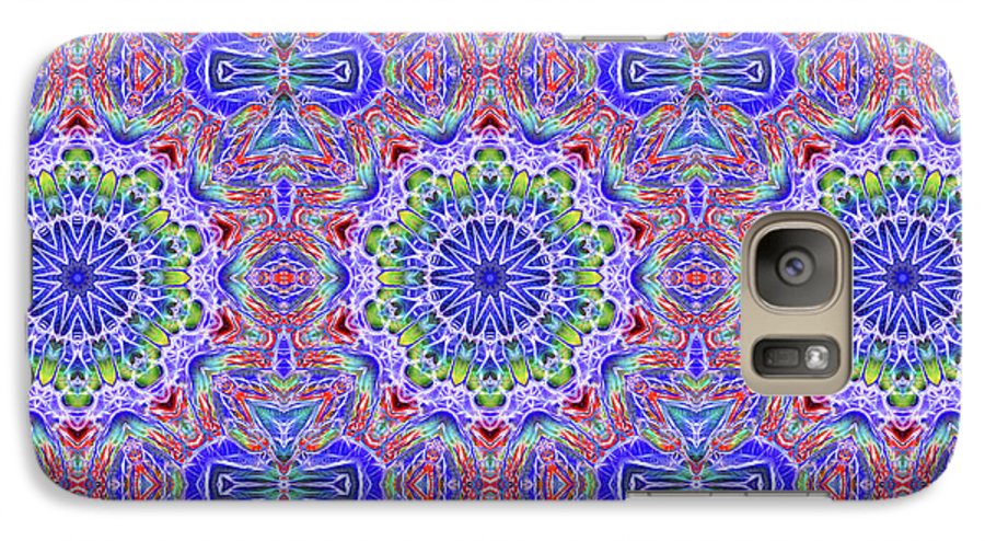 Blue Red Kaleidoscope #1 - Phone Case