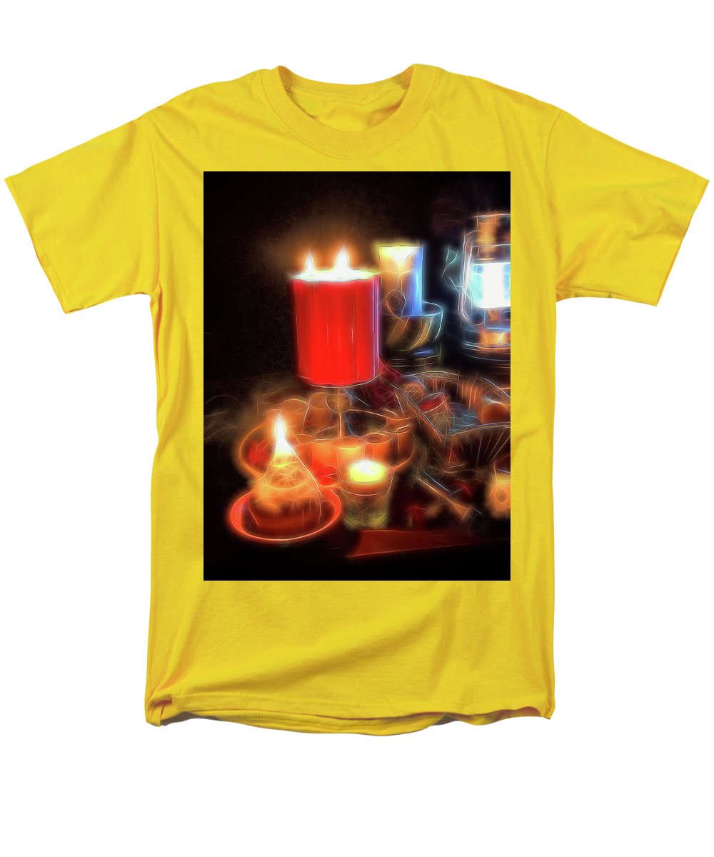 Candle Still Life - Men's T-Shirt (Regular Fit)