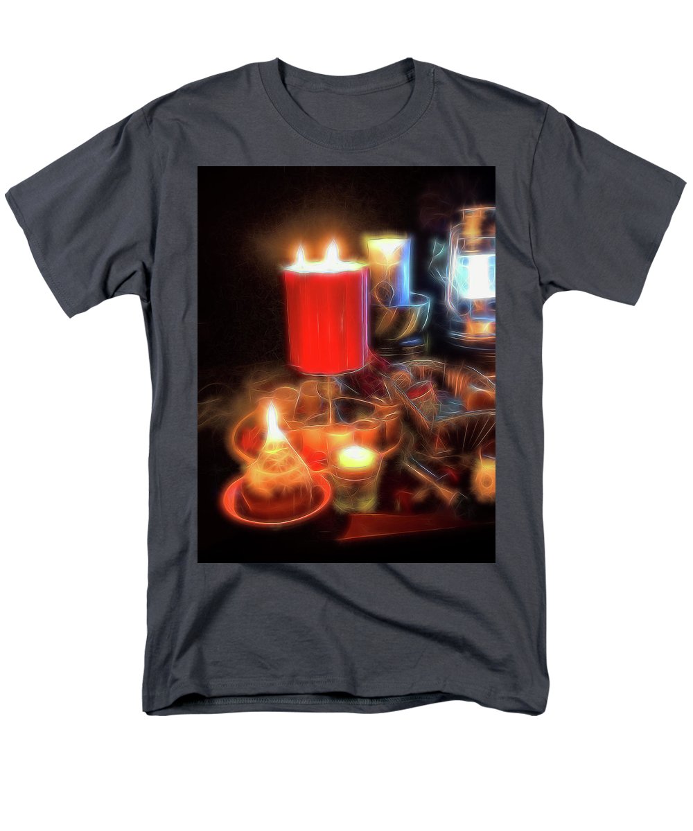 Candle Still Life - Men's T-Shirt (Regular Fit)