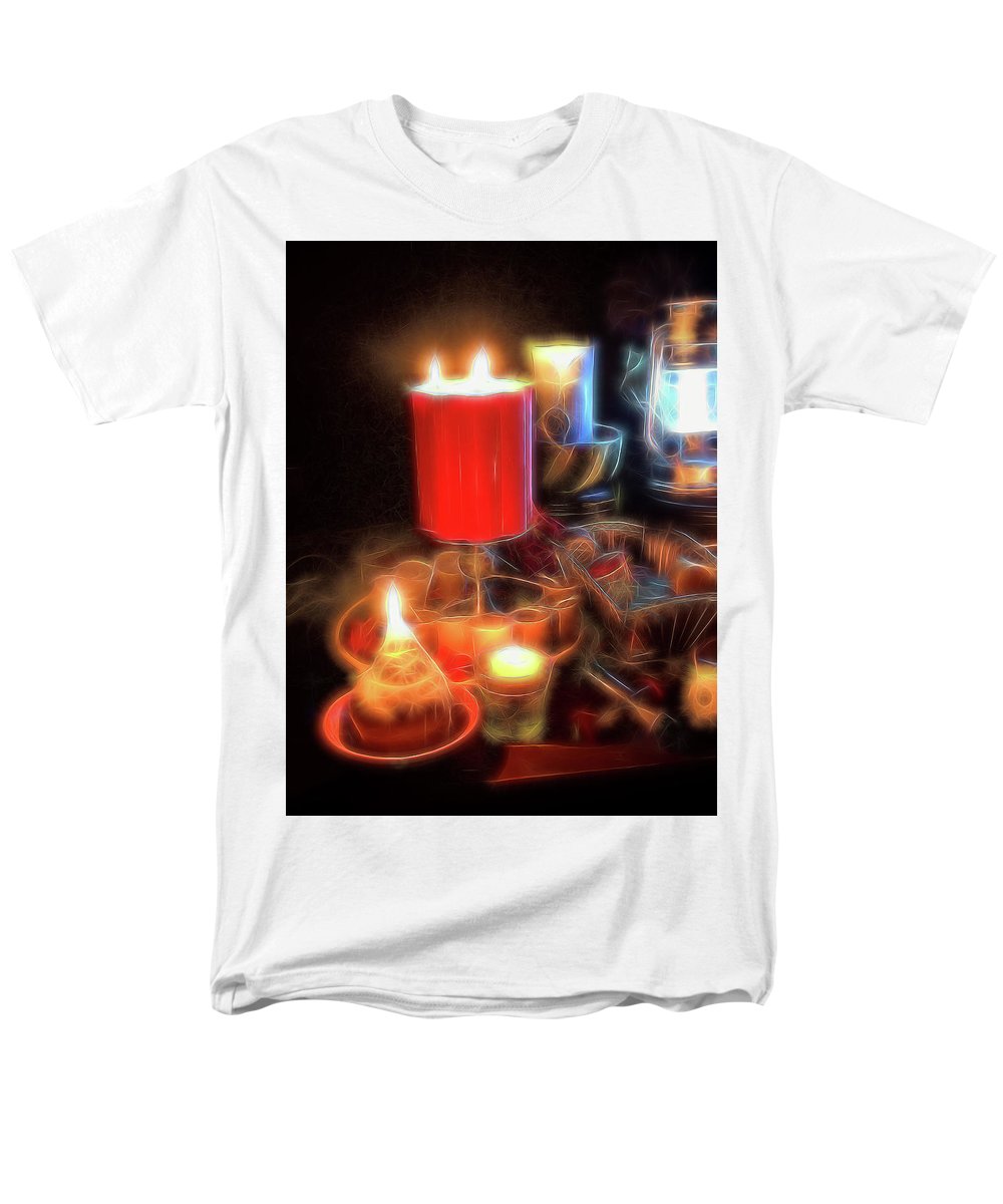 Candle Still Life - Men's T-Shirt (Regular Fit)
