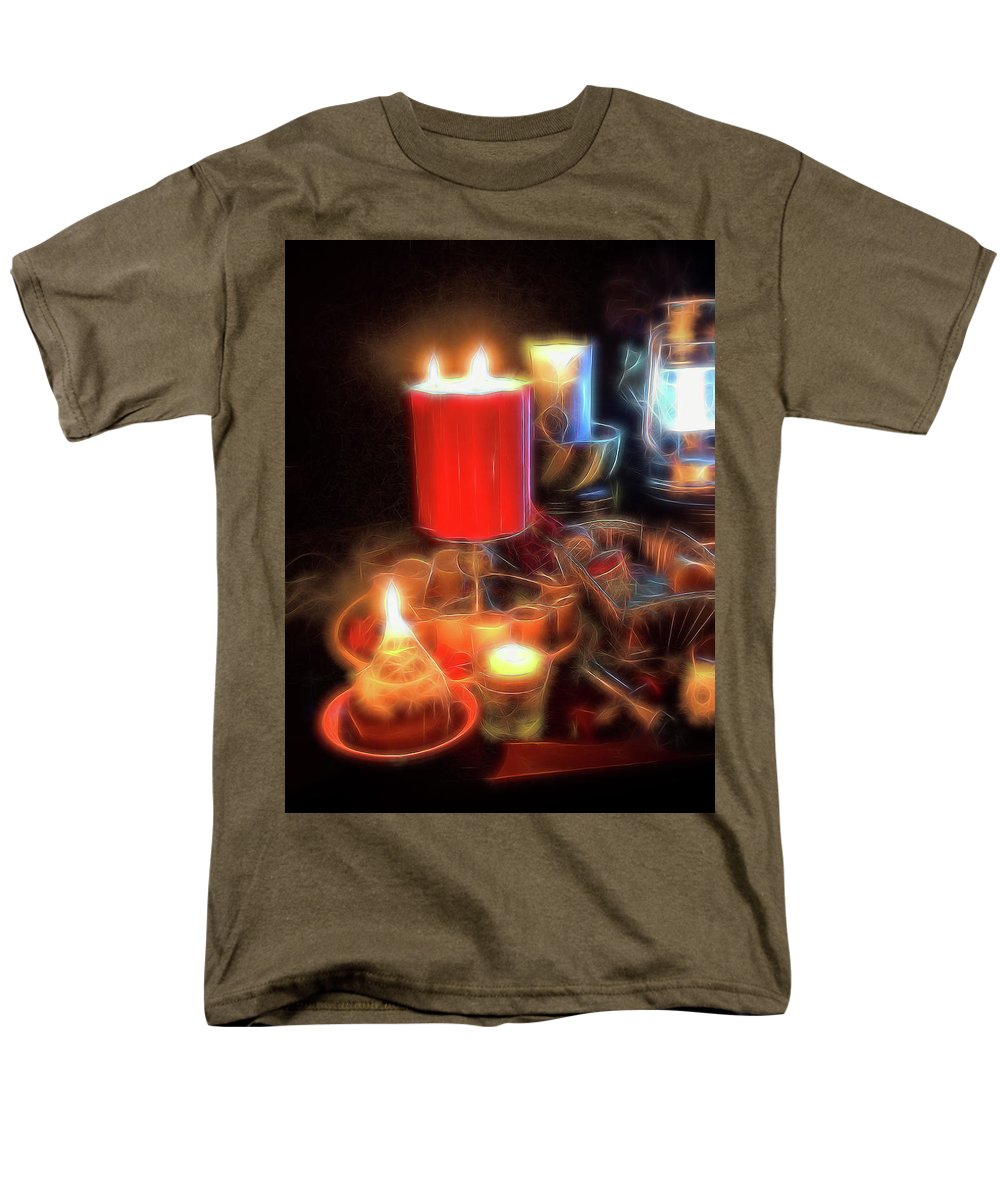 Candle Still Life - Men's T-Shirt (Regular Fit)